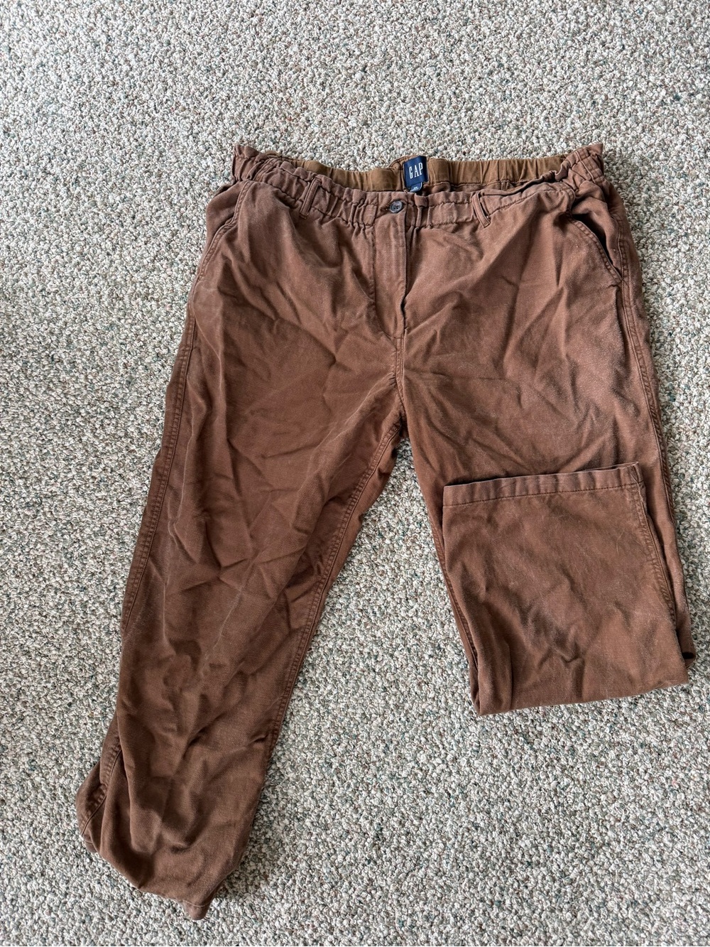 GAP Brown Relaxed Chinos